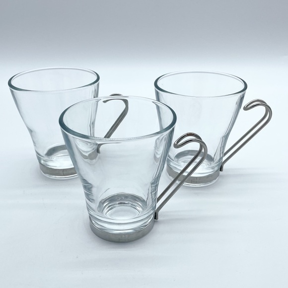 Bormioli Rocco Barista Espresso Coffee Glasses Cups Mugs Set of 3 - Picture 4 of 15